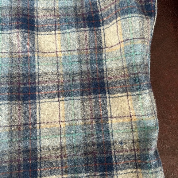 Vintage 100% wool blue Pentleton button up. Fits women’s L. - Picture 12 of 12